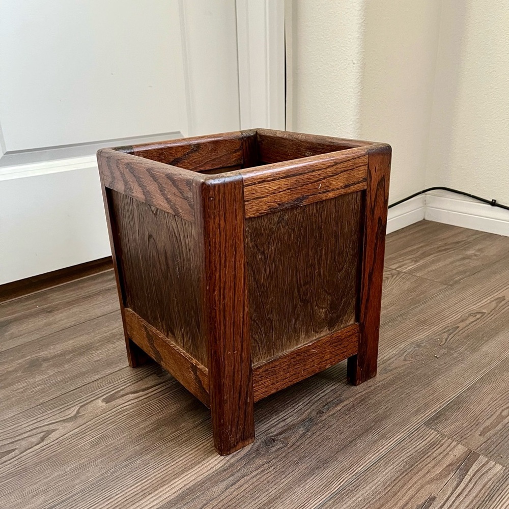 Wooden Square Planter Box